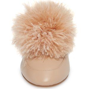 Michael Kors Pom Pom Flats: Tan Loafers Size 6.5